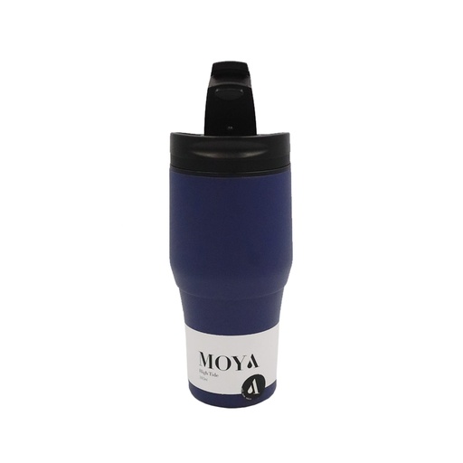 Moya - "High Tide" 380ml Travel Coffee Mug Black/Navy