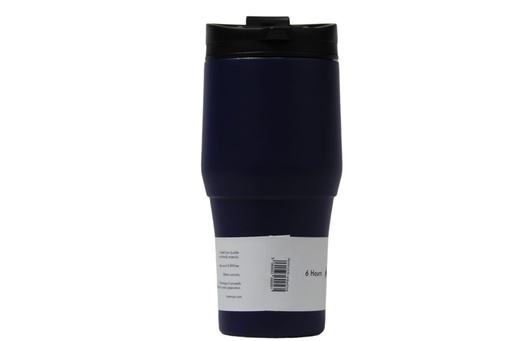 Moya - "High Tide" 380ml Travel Coffee Mug Black/Navy