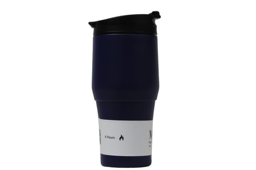 Moya - "High Tide" 380ml Travel Coffee Mug Black/Navy