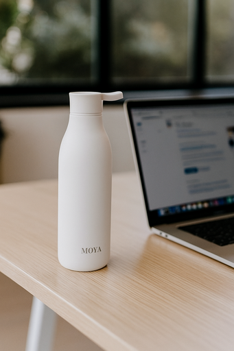 Moya - Sustainable "Blue Lagoon" 460ml White