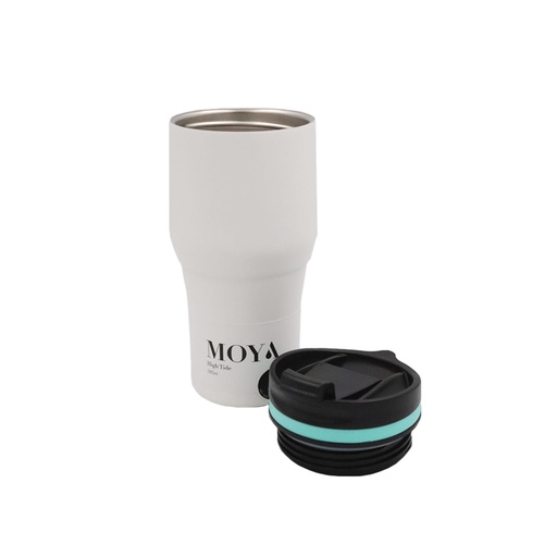 Moya - "High Tide" 380ml Travel Coffee Mug Blue/White