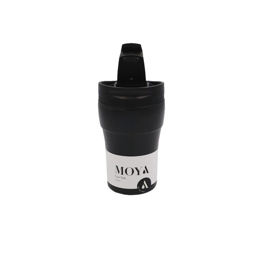 Moya - "Low Tide" 250ml Travel Coffee Mug Black/Black