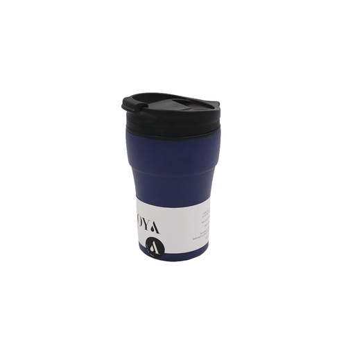 Moya - "Low Tide" 250ml Travel Coffee Mug Black/Navy