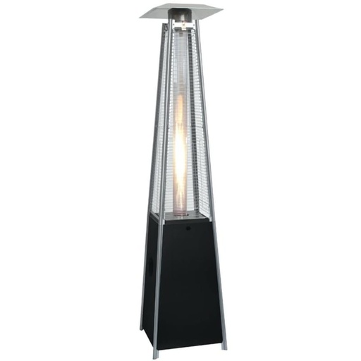 Pure Heat - Pyramid Style Gas Patio Heater In Black