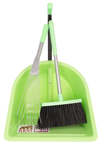 Red Gorilla - Teenie Tidee Companion Set - Pistachio (Tiny Tidee + Rake + Broom)