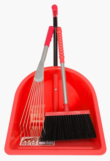 Red Gorilla - Teenie Tidee Companion Set - Red (Tiny Tidee + Rake + Broom)