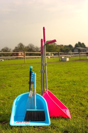 Red Gorilla - Tidee Companion Set - Sky Blue (Tidee + Rake + Broom)