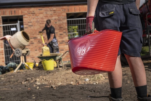 Red Gorilla - Tubs & Recycled Black Tubs - Large 38L Red