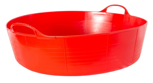 Red Gorilla - Tubs & Recycled Black Tubs - Large Shallow 35L Red