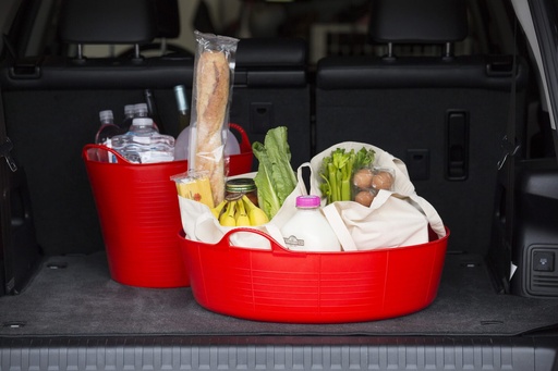 Red Gorilla - Tubs & Recycled Black Tubs - Large Shallow 35L Red