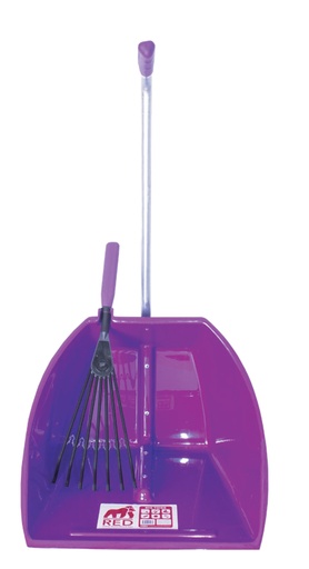 Red Gorilla - Big Tidee & Short Plastic Rake - Purple (Big Tidee + Plastic Rake)