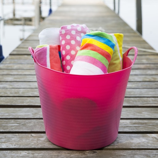 Red Gorilla - Tubs & Recycled Black Tubs - Medium 26L Pink