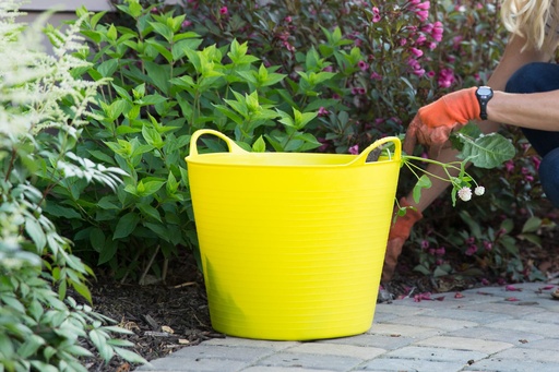 Red Gorilla - Tubs & Recycled Black Tubs - Medium 26L Yellow