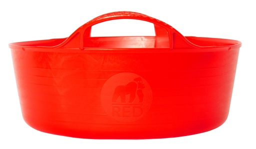 Red Gorilla - Tubs & Recycled Black Tubs - Mini Shallow 5L Red