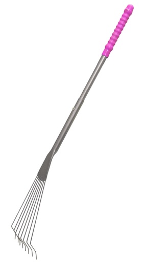 Red Gorilla - Long Metal Rake - Pink (Big Tidee Long Rake Only)