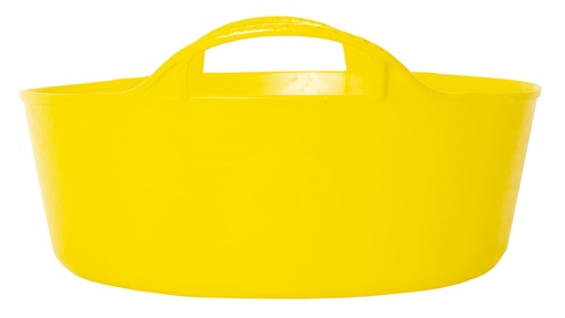 Red Gorilla - Gorilla Tubs & Recycled Black Tubs - Mini Shallow 5L -Yellow