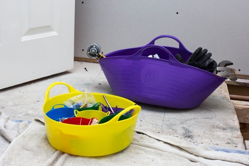 Red Gorilla - Gorilla Tubs & Recycled Black Tubs - Mini Shallow 5L- Purple