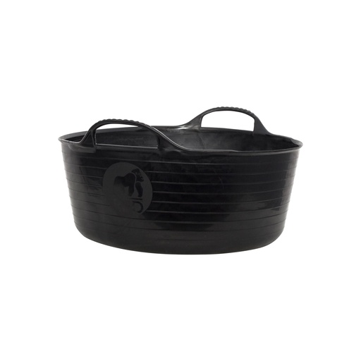 Red Gorilla - Gorilla Tubs & Recycled Black Tubs - Small Shallow 15L -Black