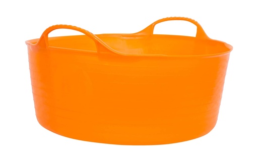 Red Gorilla - Gorilla Tubs & Recycled Black Tubs - Small Shallow 15L -Orange