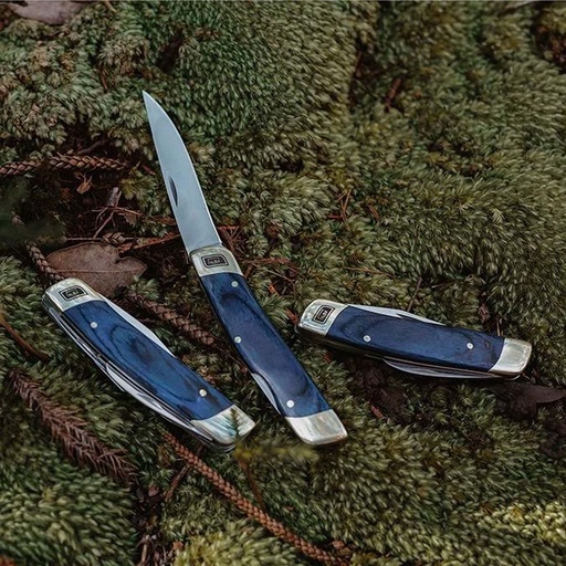 Barebones - Double Blade Folding Pocket knife Red Wood
