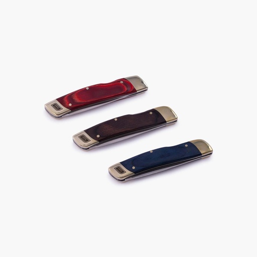 Barebones - Single Blade Folding Pocket knife Blue Wood