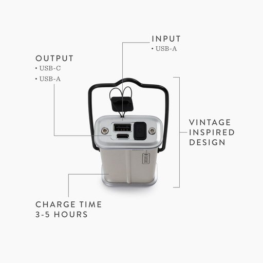 Barebones - Powerbank 5000 Mah Vintage White