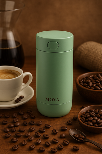 Moya - "Ripple" 240ml Travel Coffee Mug Green