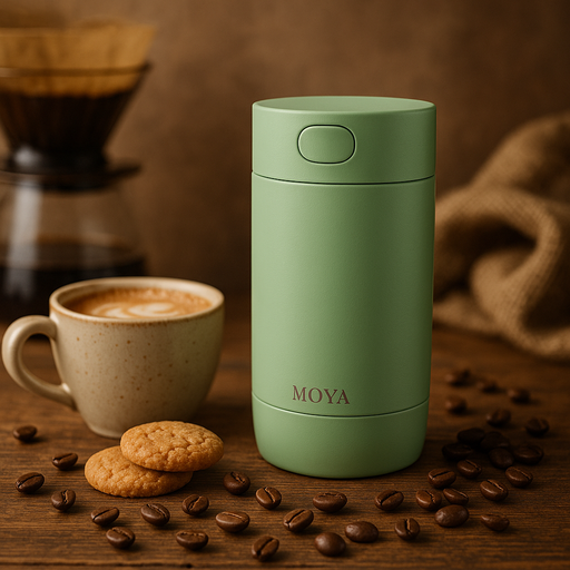 Moya - "Ripple" 240ml Travel Coffee Mug Green