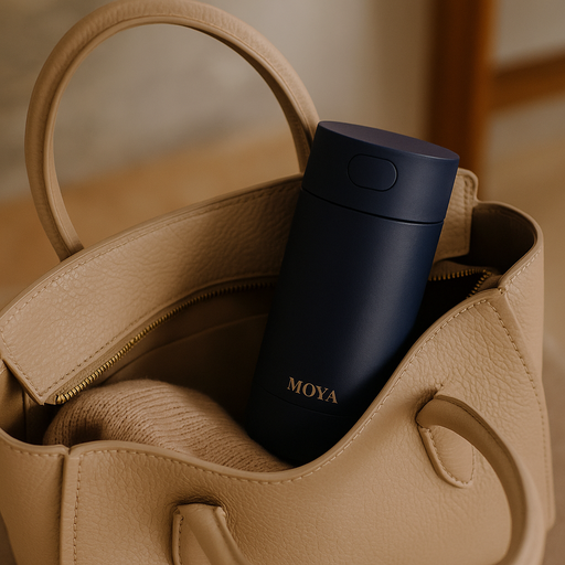 Moya - "Surf" 350ml Travel Coffee Mug Navy