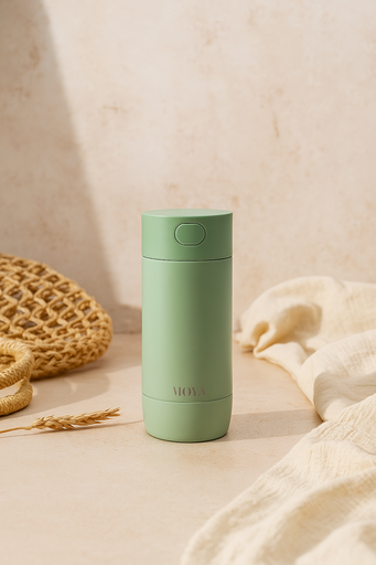 Moya - "Surf" 350ml Travel Coffee Mug Green