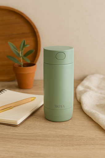 Moya - "Surf" 350ml Travel Coffee Mug Green