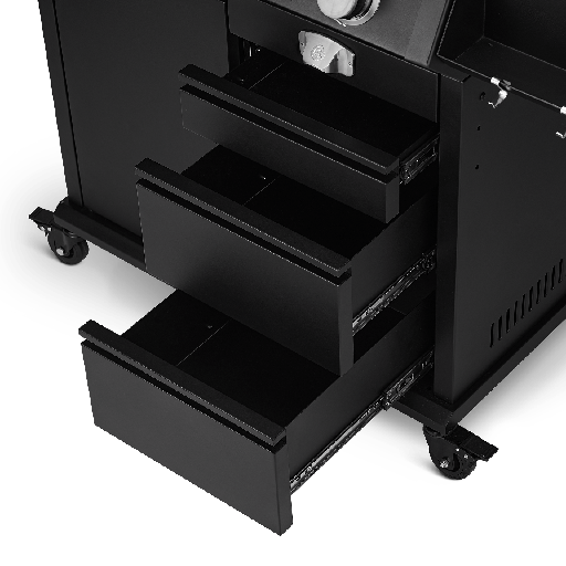 Burnhard - Big EARL - 4-Burner Premium Gas Grill 2025 Black with Stainless Steel Grill Grate