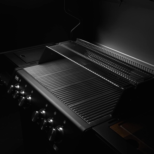 Burnhard - Big EARL - 4-Burner Premium-Gas Grill - Black Edition 2025 with Cast Iron Grill Grate