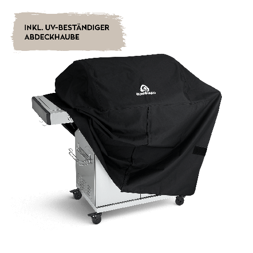 Burnhard - FRED - 3-Burner Gas Grill Basic Edition - Series 3 Stainless Steel with Stainless Steel Grate