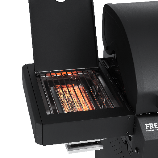 Burnhard - FRED Jr. - 2-Burner Gas Grill Deluxe Black Edition - Series 3 with Stainless Steel Grate