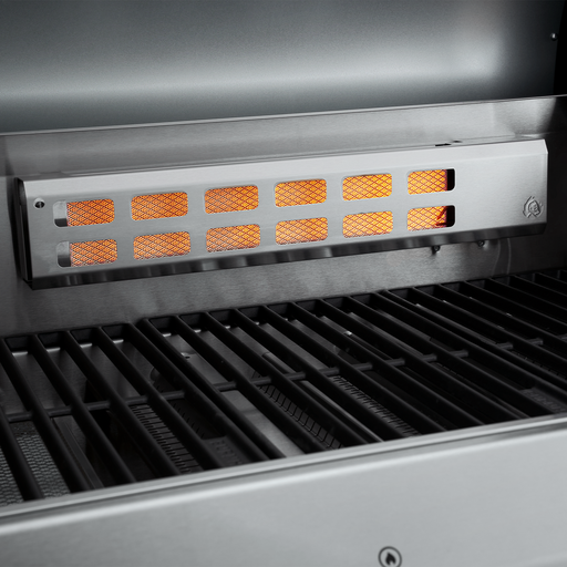 Burnhard - Fat FRED - 6-Burner Gas Grill Deluxe Stainless Steel - Series 3 with Cast Iron Grate
