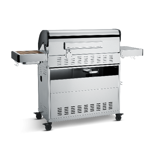 Burnhard - Fat FRED - 6-Burner Gas Grill Deluxe Stainless Steel - Series 3 with Stainless Steel Grate