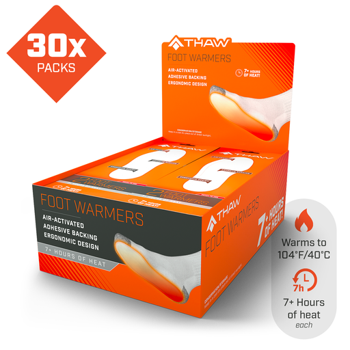THAW - 30 Pairs-Disposable Insole Warmers - Small