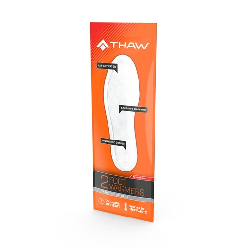 THAW - 5 Pair Pack-Disposable Insole Warmers - Large