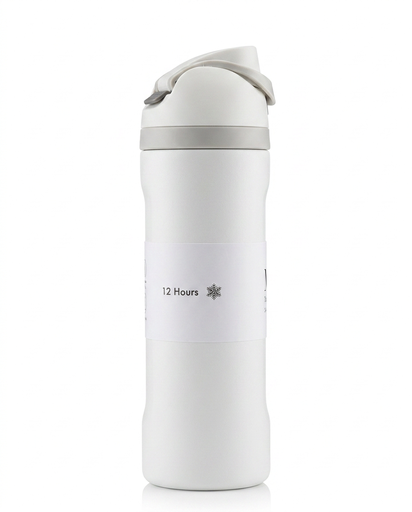 Moya - "True Tide" 24oz Insulated Sustainable Water Bottle White