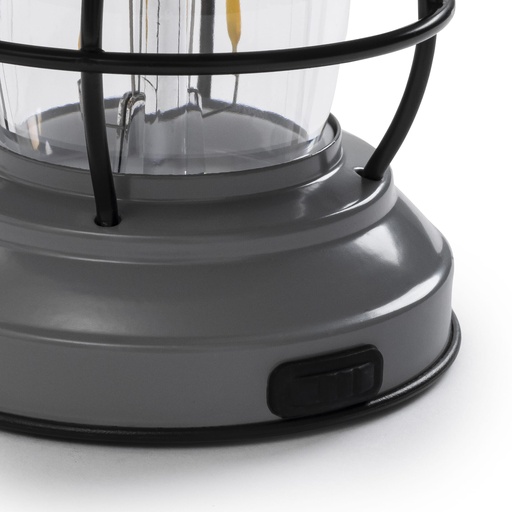 Barebones - Edison Mini Lantern (Slate Gray)