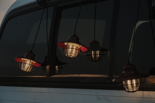 Barebones - Edison String Lights (Red)