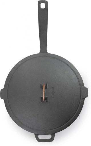 Barebones - Enamel Lined Cast Iron Skillet - 10 in - Vintage White