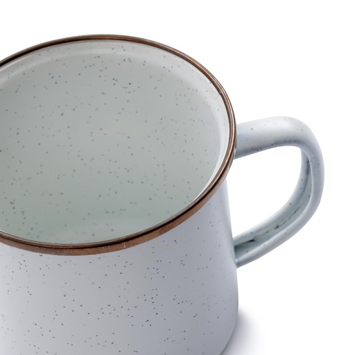 Barebones - Enamel Mug Eggshell - set of 2 -DISCONTINUED