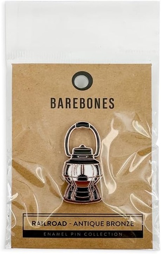 Barebones - Enamel Pin - Railroad - Antique Bronze