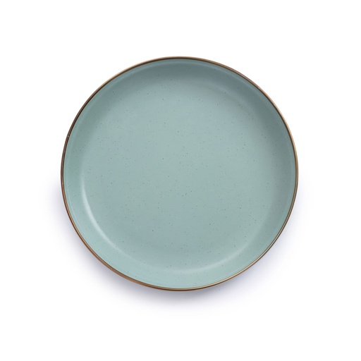 Barebones - Enamel Salad Plate Green- set of 2 -DISCONTINUED