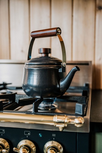 Barebones - Enamel Teapot Charcoal