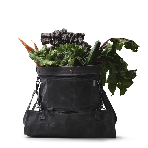 Barebones - Gathering Bag/waxed canvas (Slate Gray)