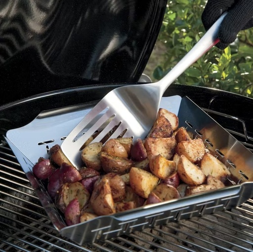Weber - Weber® Deluxe Grilling Basket Built for Q 300/3000 and larger gas grills, and most charcoal grills