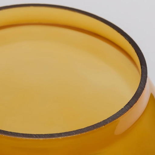 Barebones - Railroad Lantern Glass Lens - Plain - Amber
